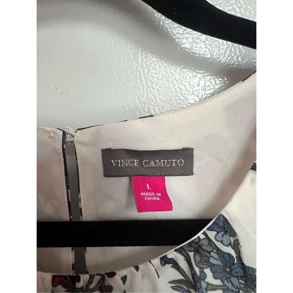 Vince Camuto Floral Tank Top Woman’s Size Large - Picture 3 of 7